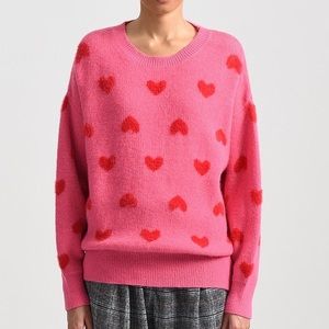 Molly Bracken Baby Heart Pattern Sweater